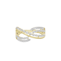 Ripple Layer - Lab Diamond Ring