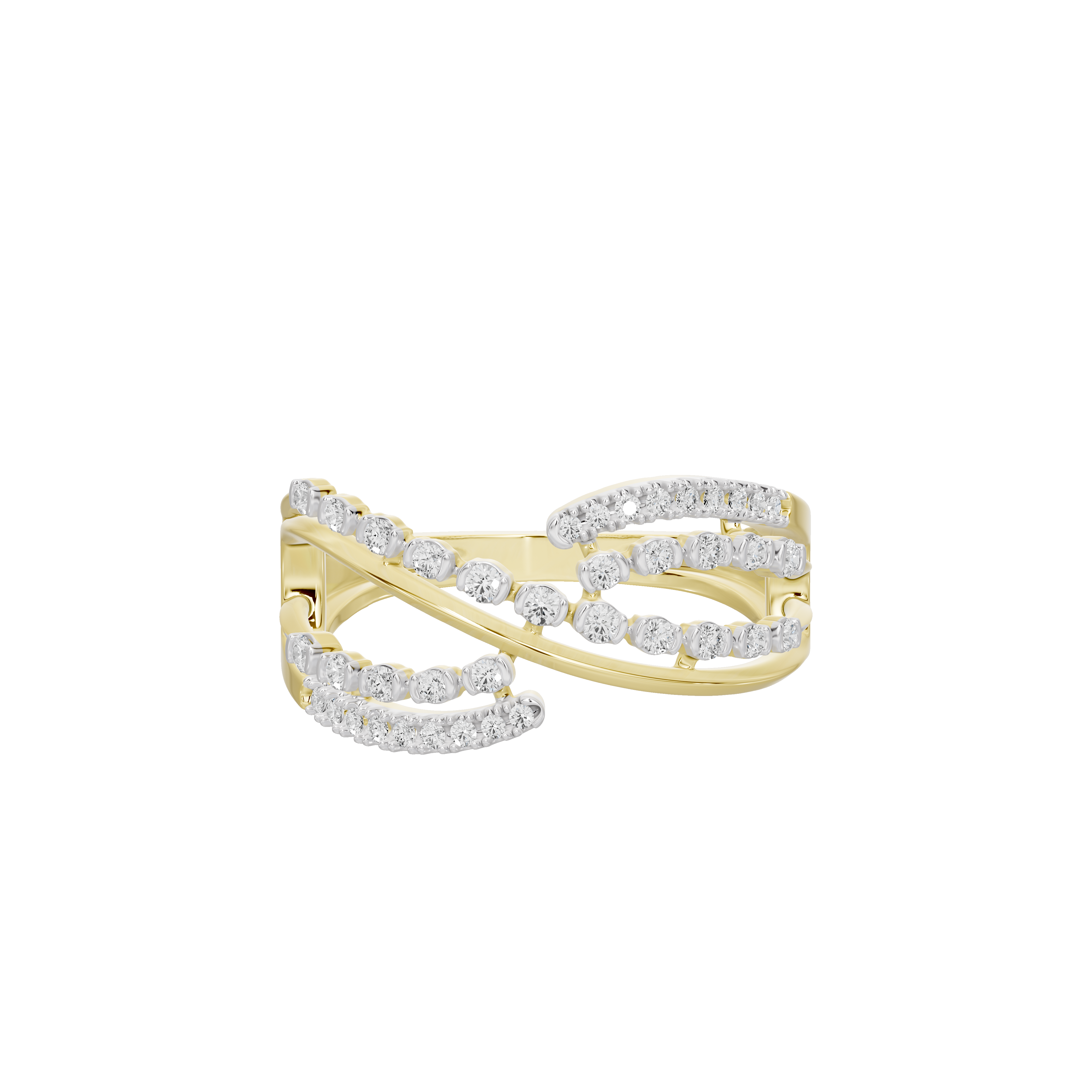 Ripple Layer - Lab Diamond Ring
