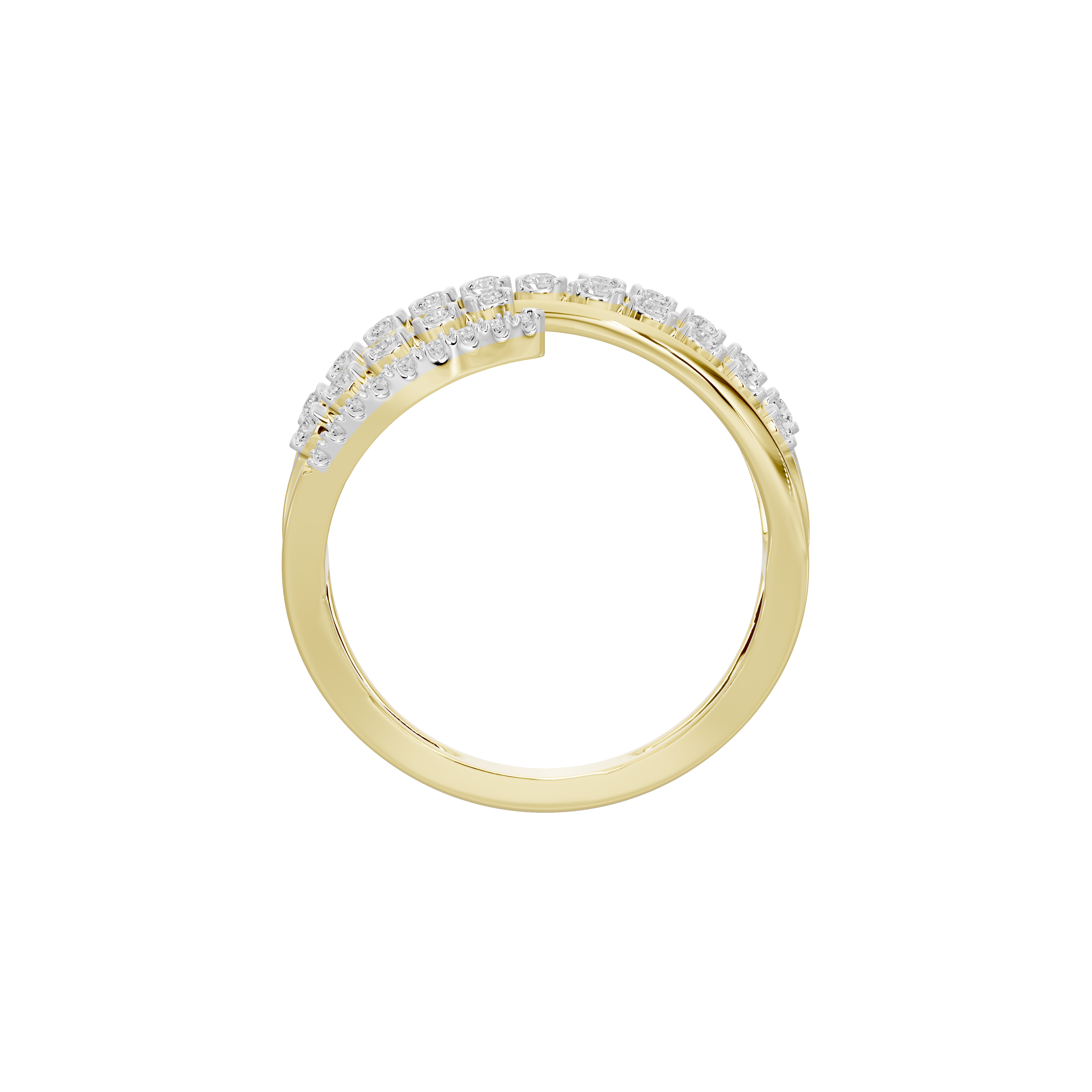 Ripple Layer - Lab Diamond Ring