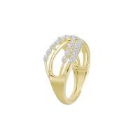 Ripple Layer - Lab Diamond Ring