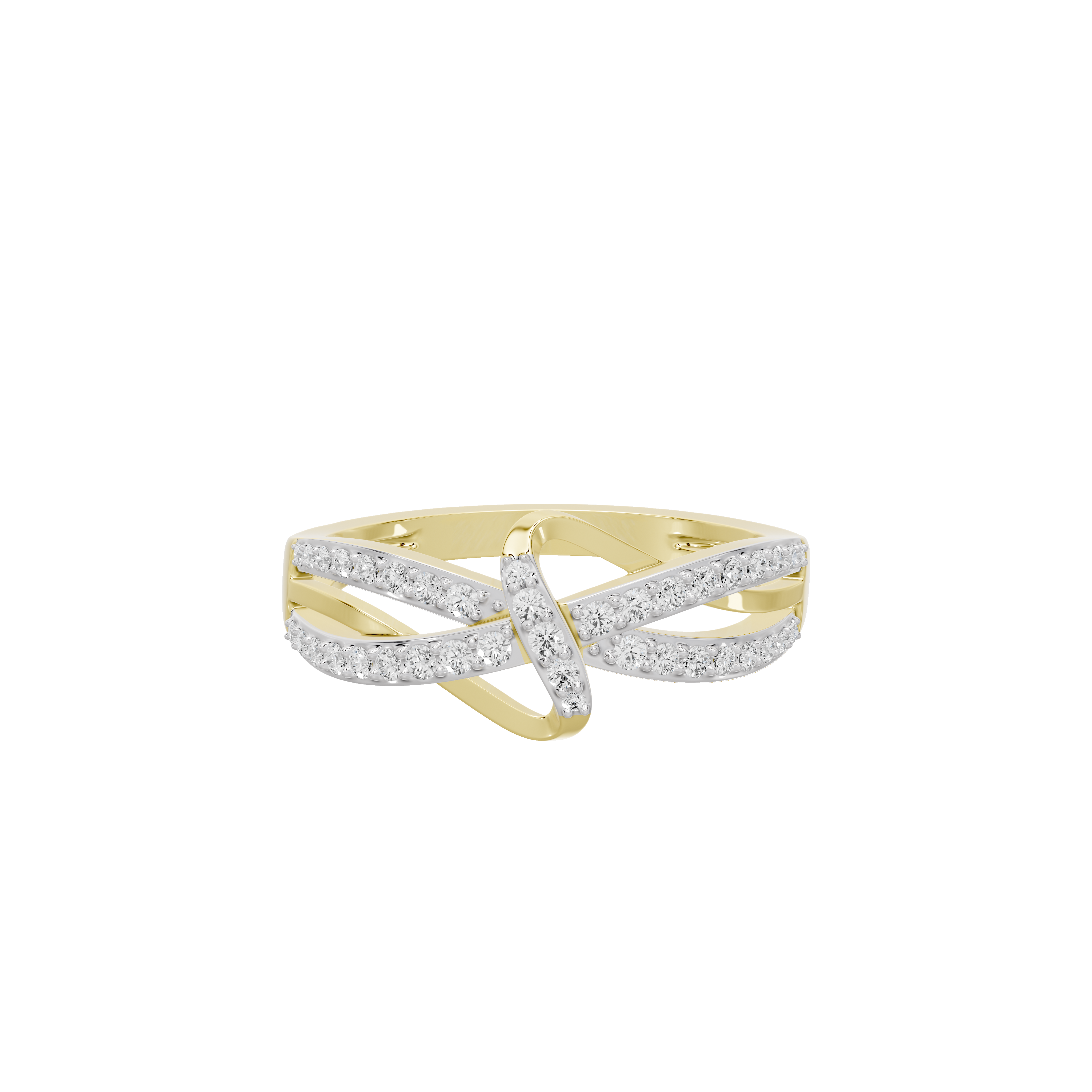 Crossflow Twist - Lab Diamond Ring