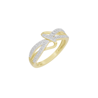 Crossflow Twist - Lab Diamond Ring