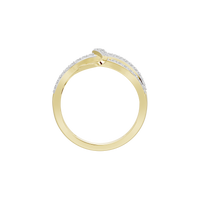 Crossflow Twist - Lab Diamond Ring