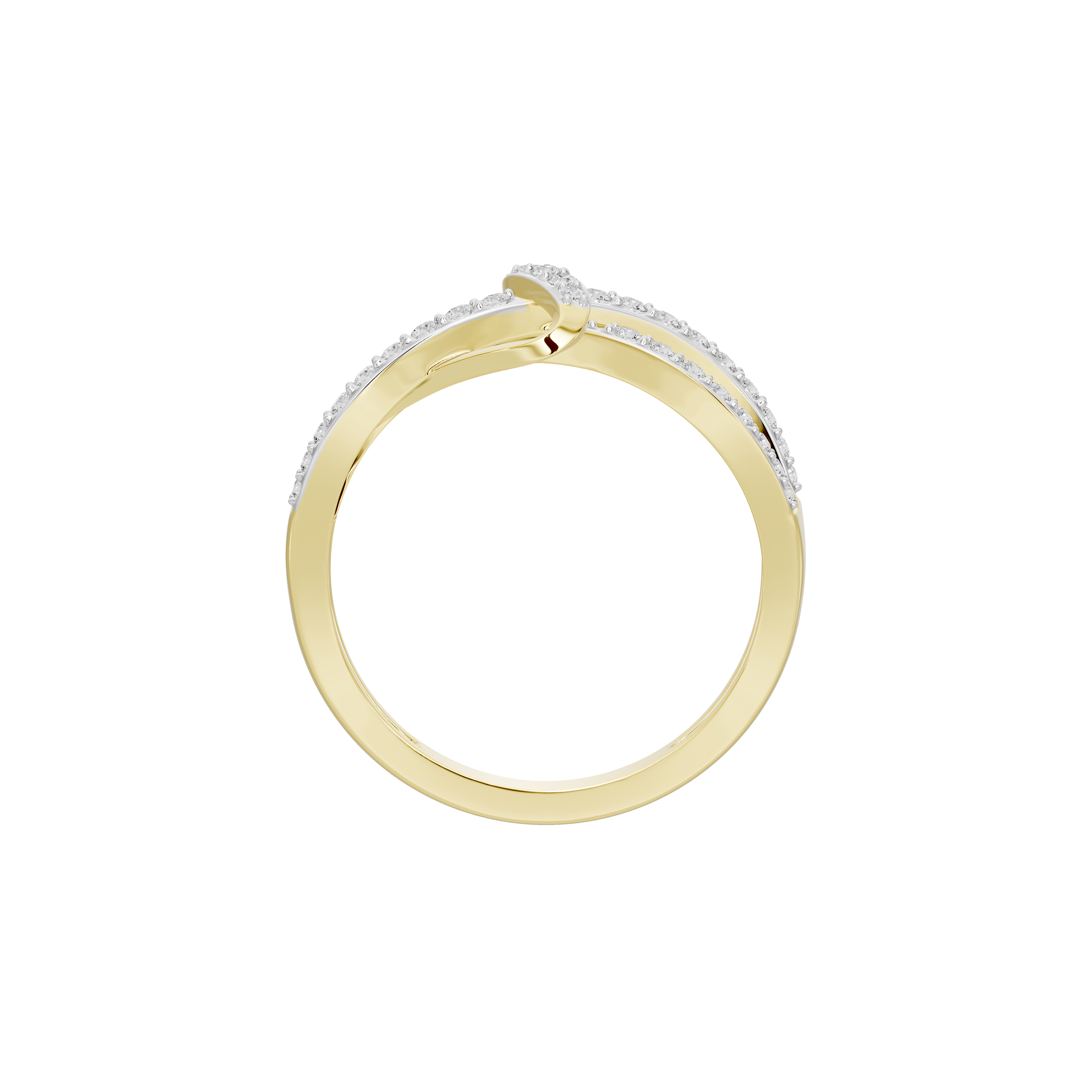 Crossflow Twist - Lab Diamond Ring