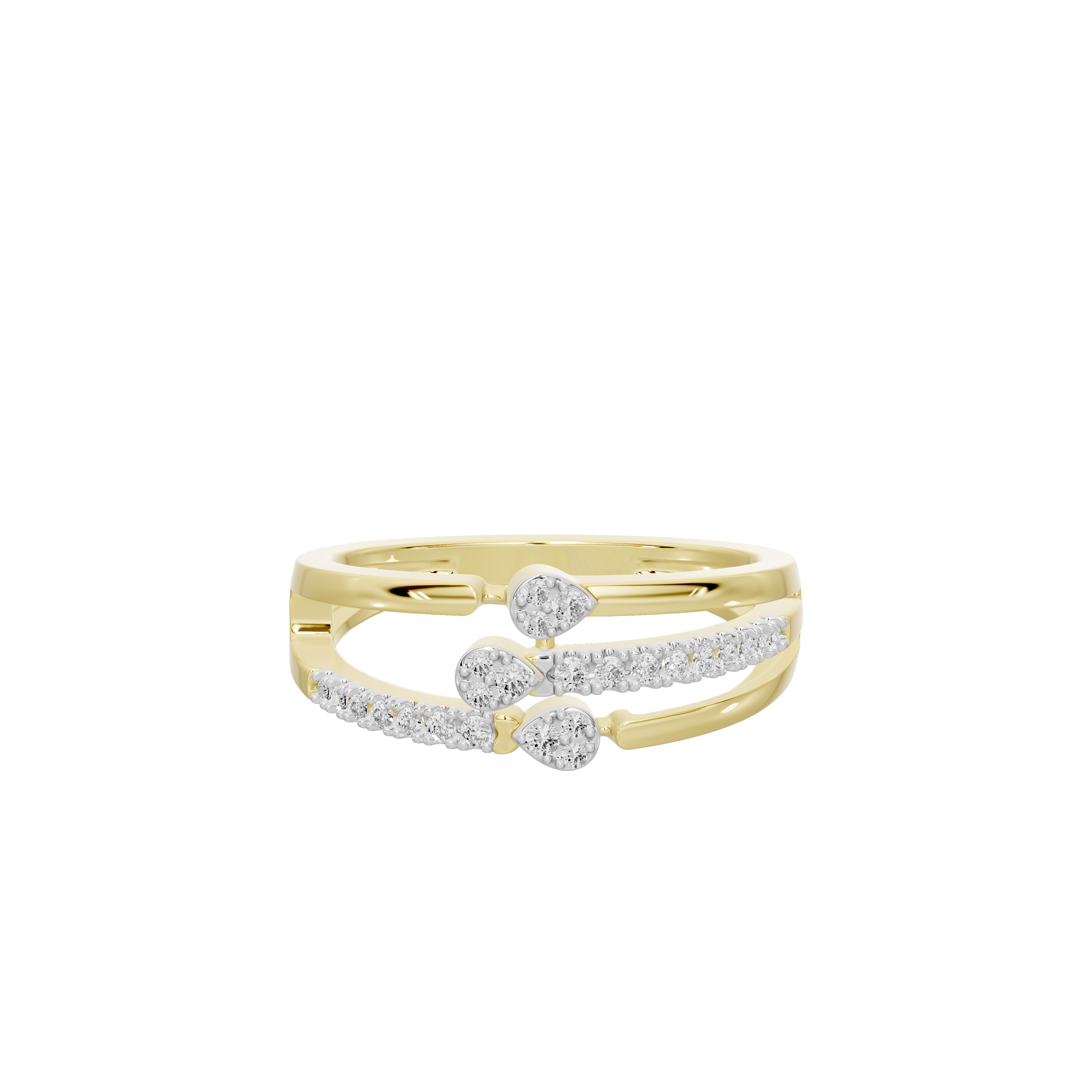 Split Signal - Lab Diamond Ring