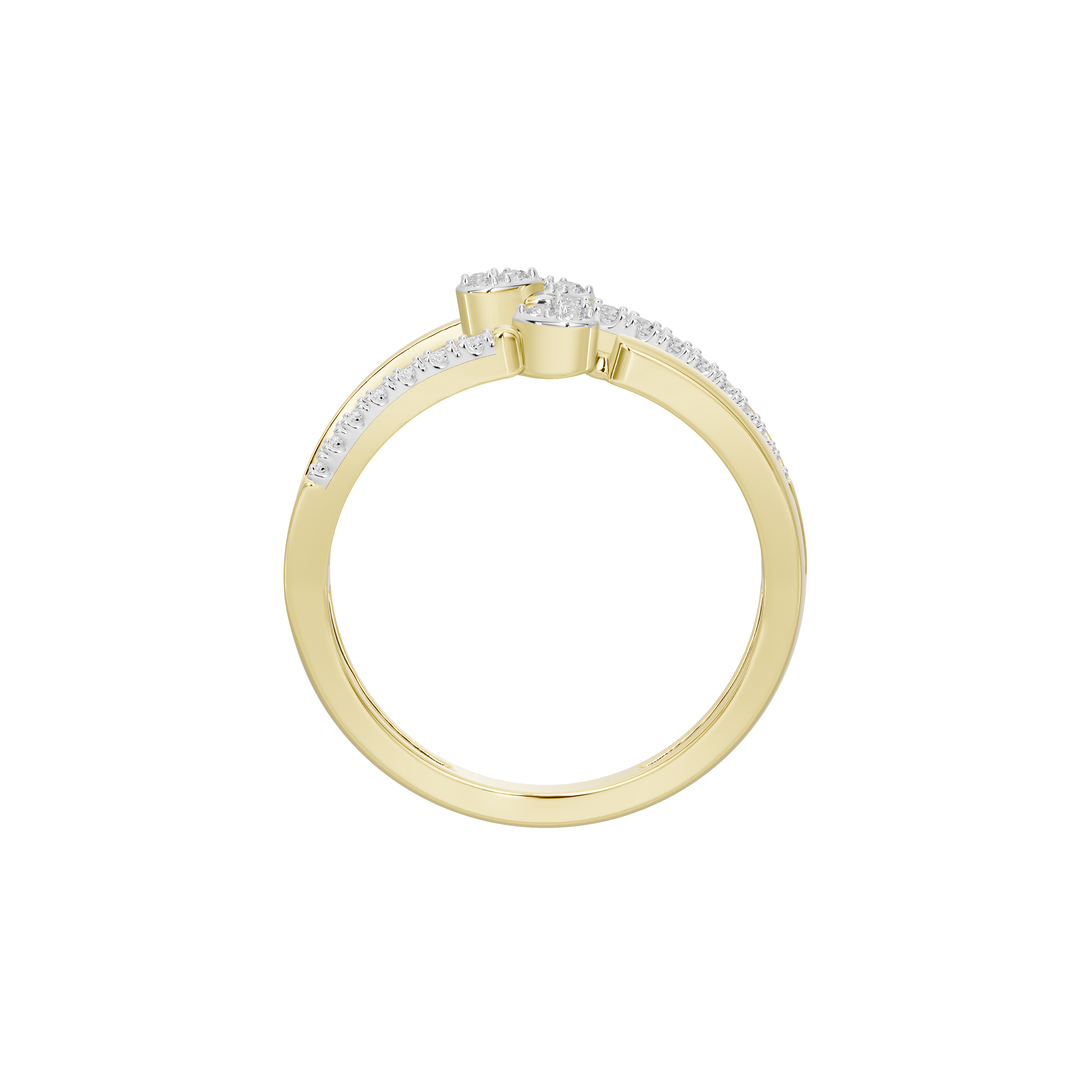 Split Signal - Lab Diamond Ring