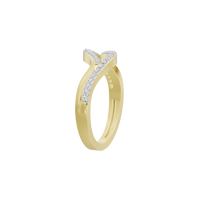 Wavebind - Lab Diamond Ring