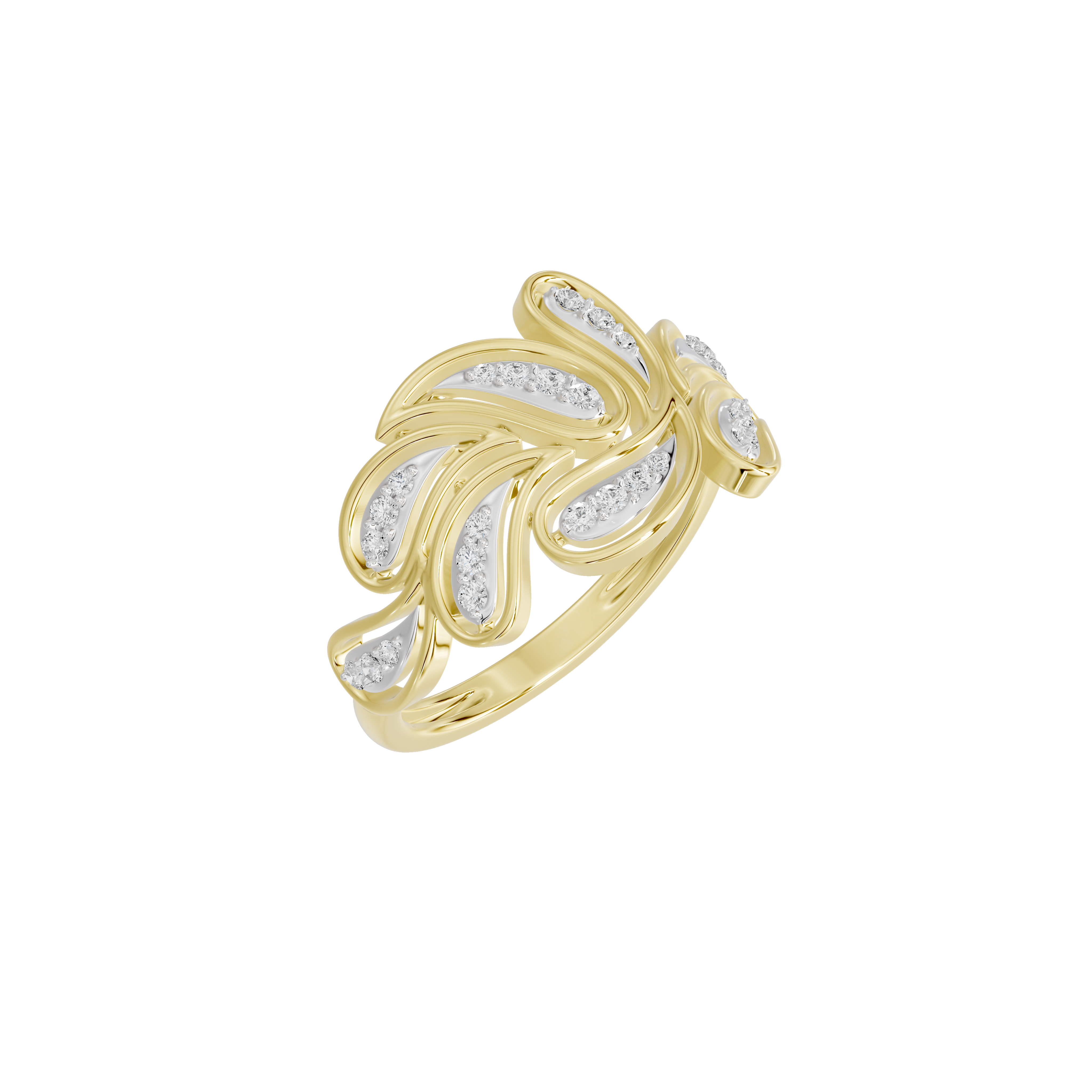 Petal Flow - Lab Diamond Ring