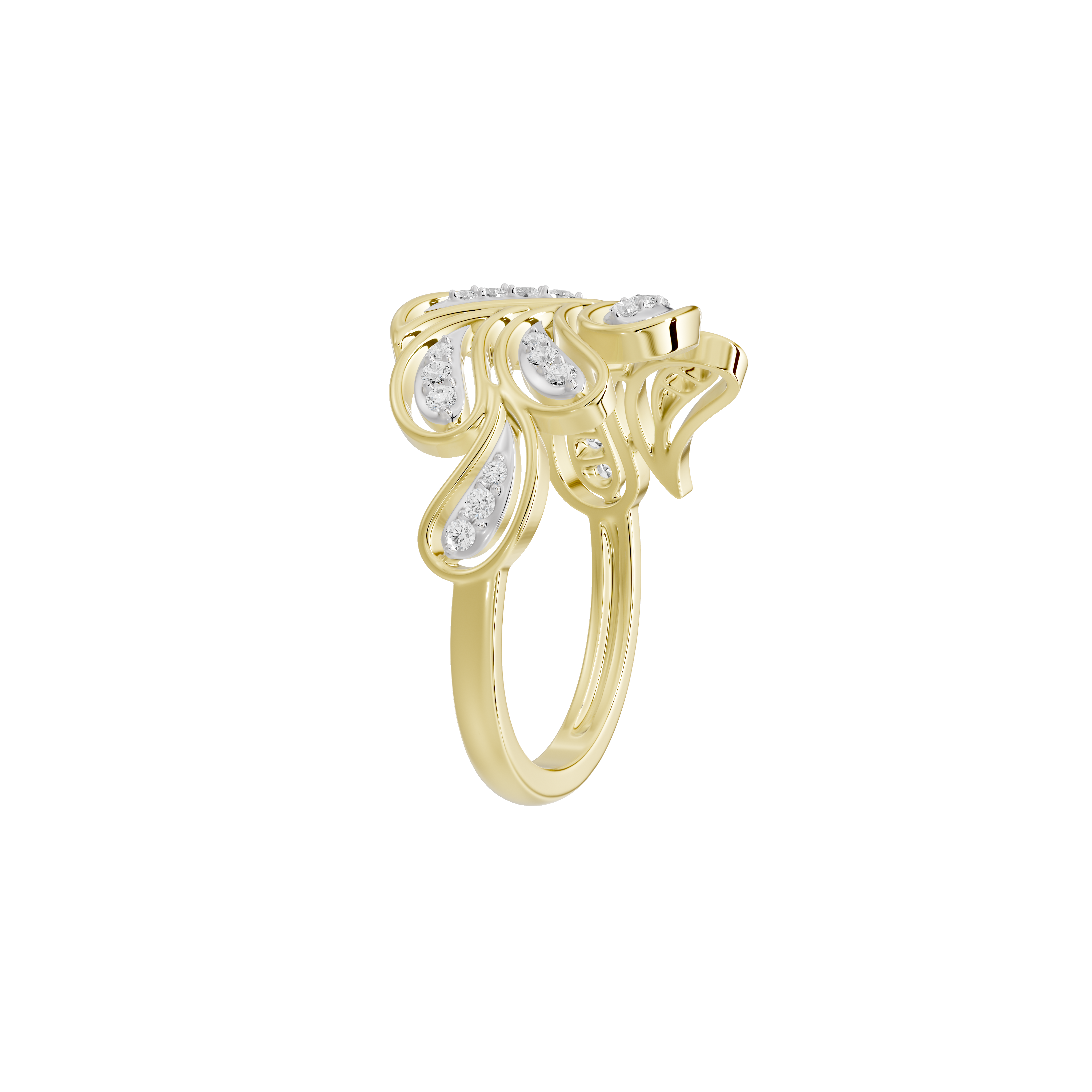 Petal Flow - Lab Diamond Ring