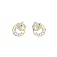 Halo Swirl - Lab Diamond Earrings