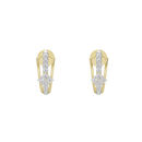 Axis Crown Hoops  - Lab Diamond Earrings