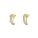 Axis Crown Hoops  - Lab Diamond Earrings
