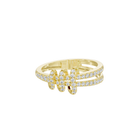 Triple Helix - Lab Diamond Ring