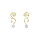 The Calligraphy Vine - Lab Diamond Earrings