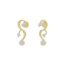 The Calligraphy Vine - Lab Diamond Earrings
