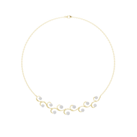 The Calligraphy Vine - Lab Diamond Necklace