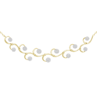 The Calligraphy Vine - Lab Diamond Necklace