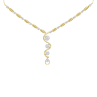 Vine Cascade - Lab Diamond Necklace