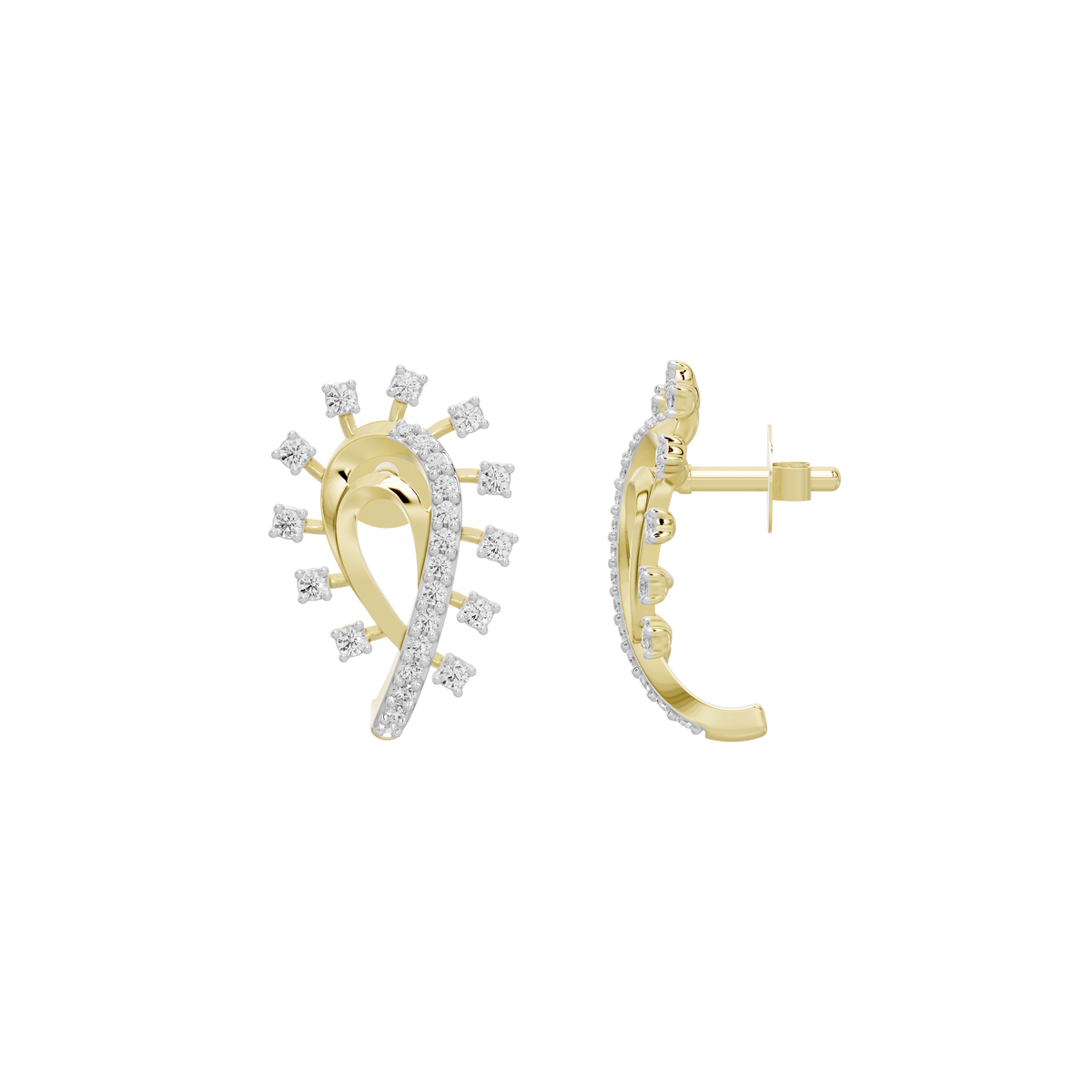 Drizzle Lab Diamond Earrings