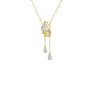 Earring Frame Tassel -Lab Diamond Necklace