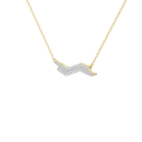 Whisper Curve - Lab Diamond Necklace