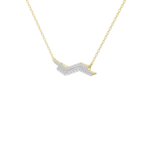 Whisper Curve - Lab Diamond Necklace