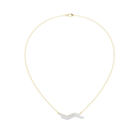 Whisper Curve - Lab Diamond Necklace