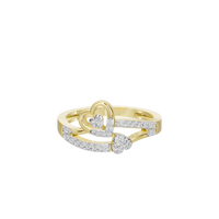 Heartline Merge - Lab Diamond Ring