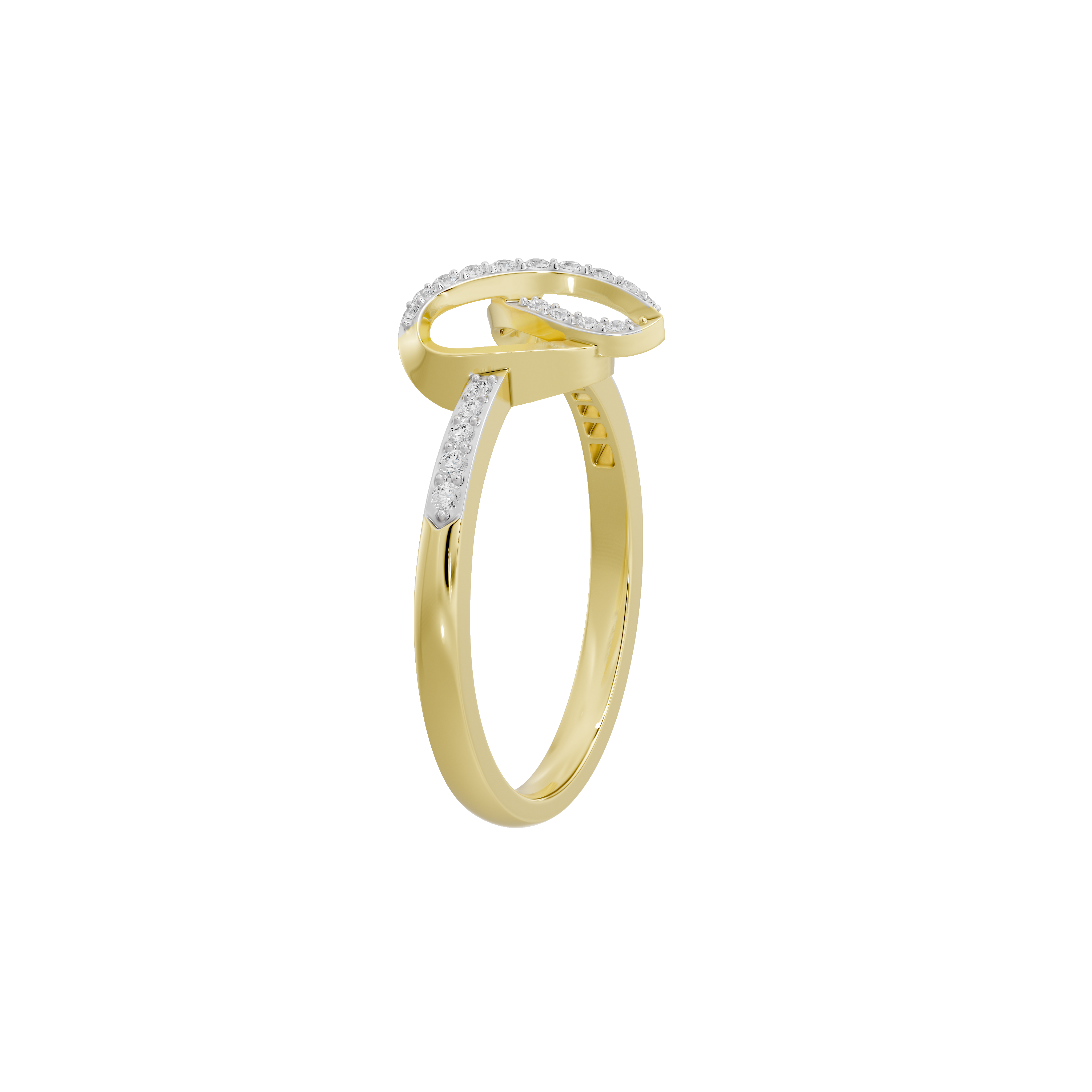 Infinity Break - Lab Diamond Ring