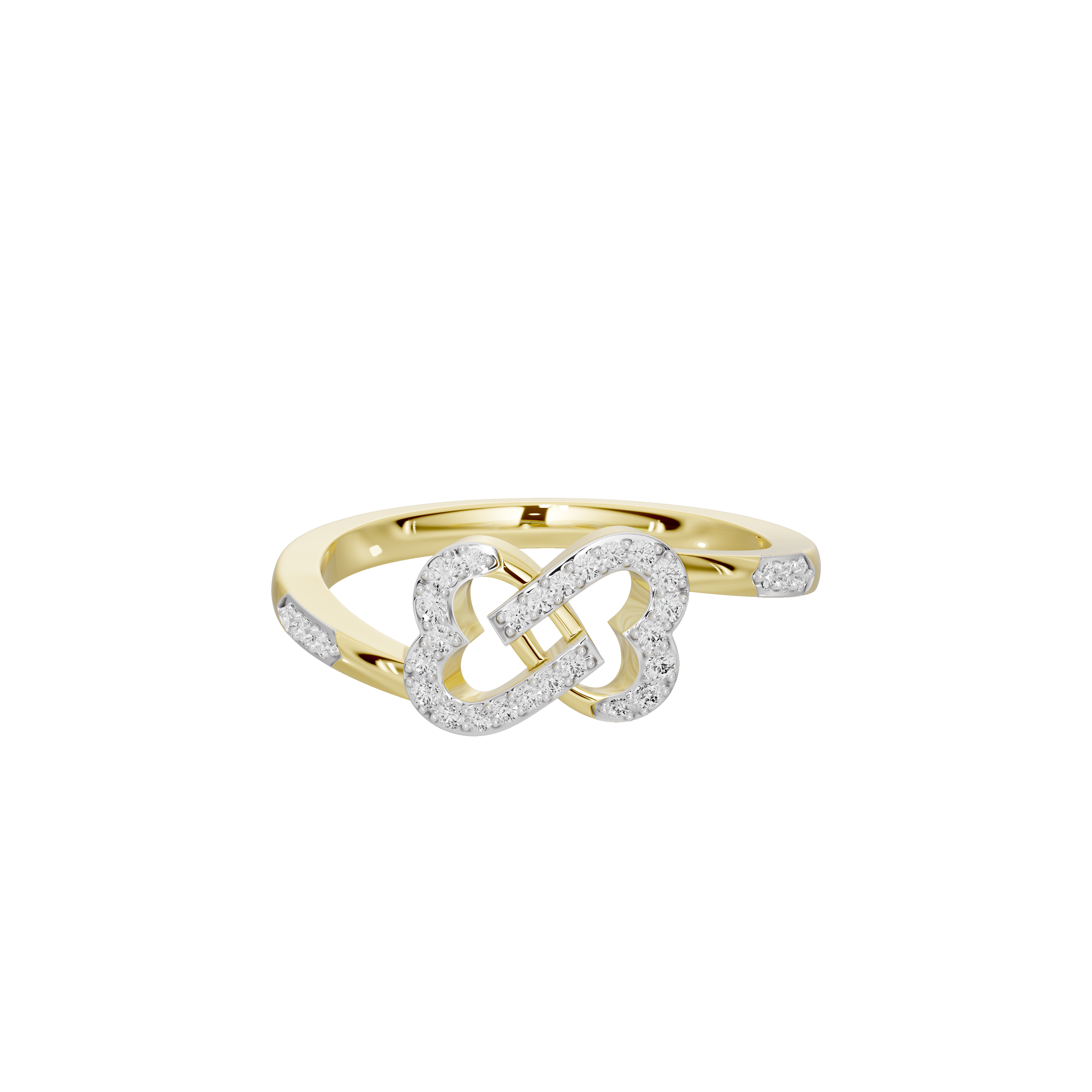 Circuit Knot - Lab Diamond Ring