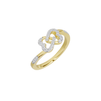 Circuit Knot - Lab Diamond Ring