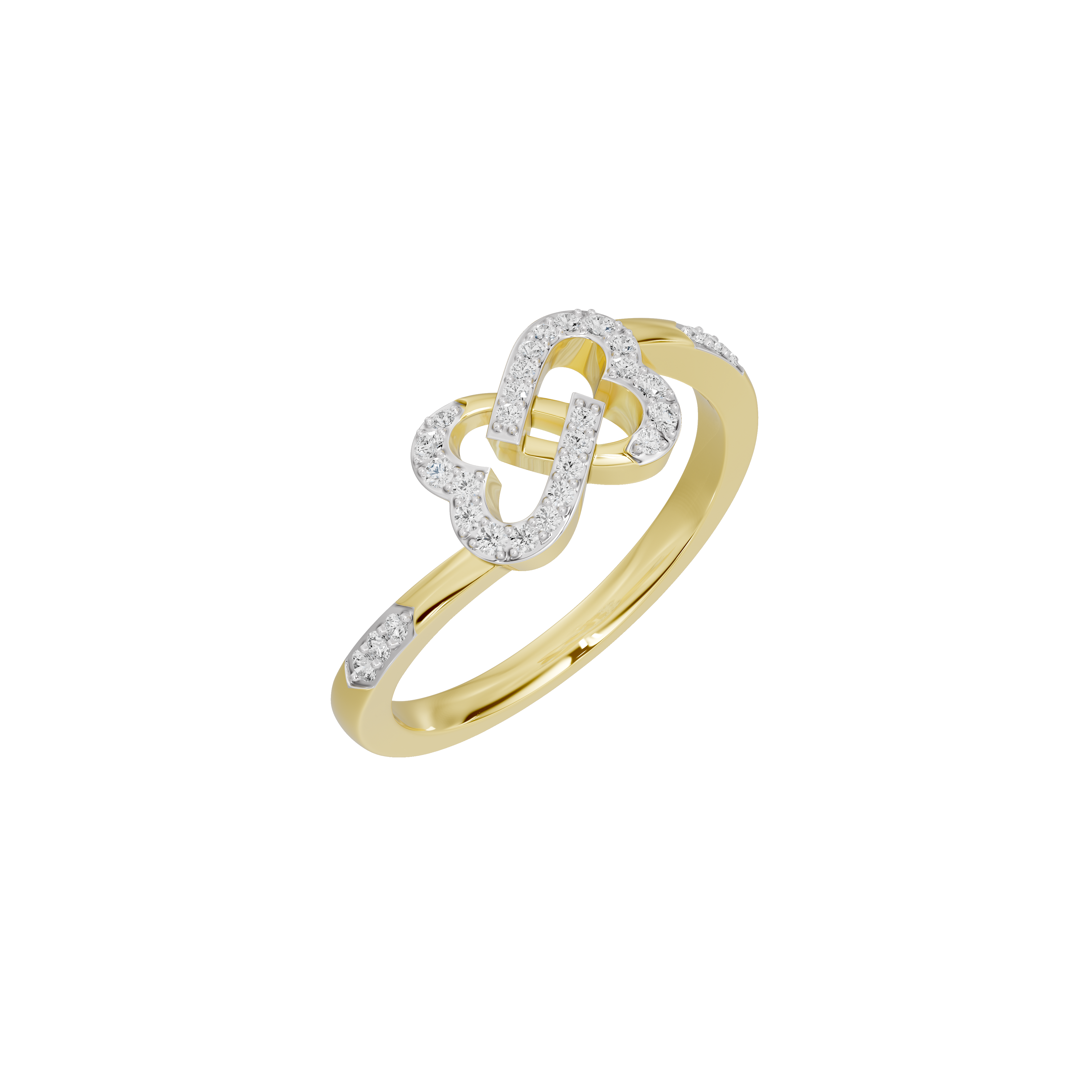 Circuit Knot - Lab Diamond Ring