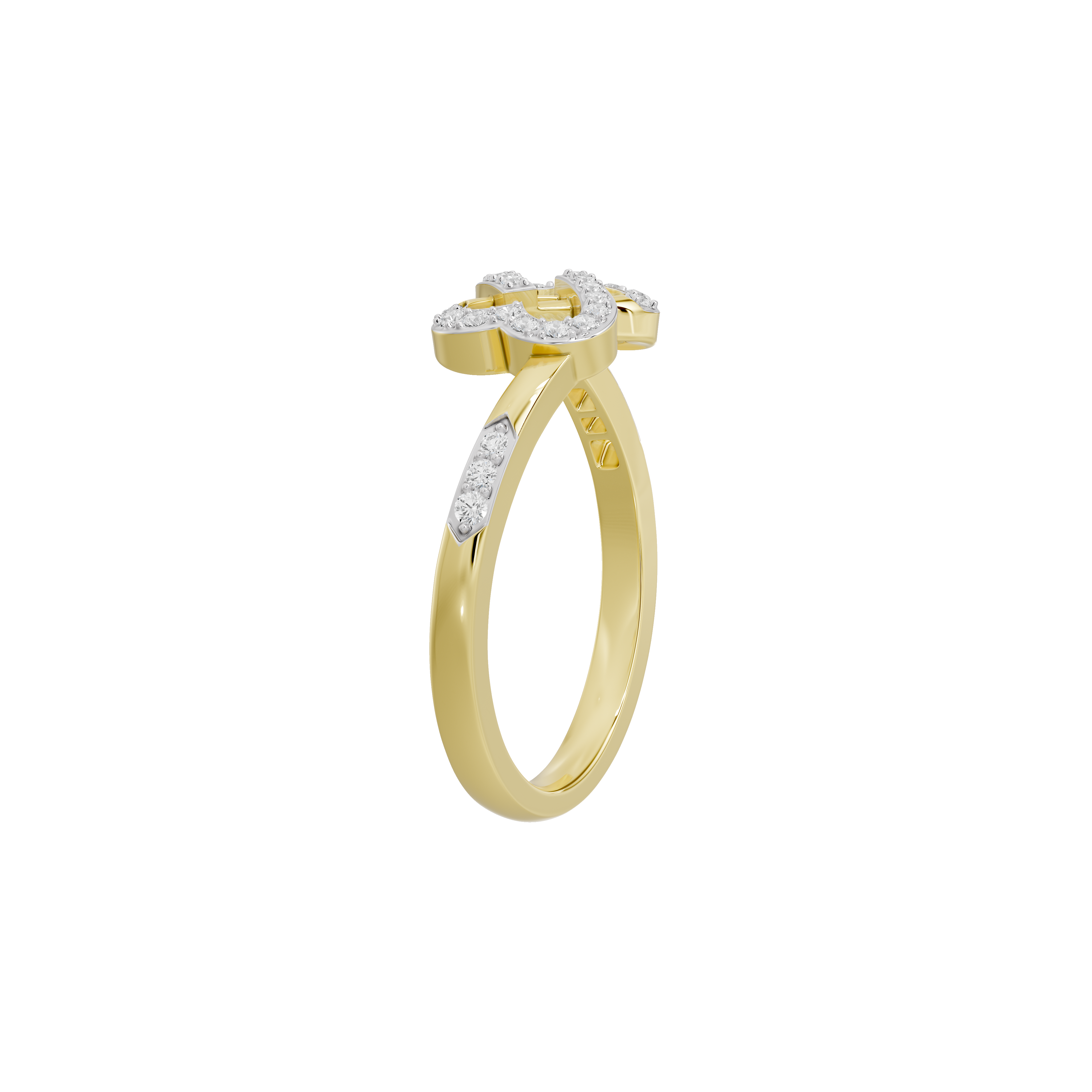 Circuit Knot - Lab Diamond Ring