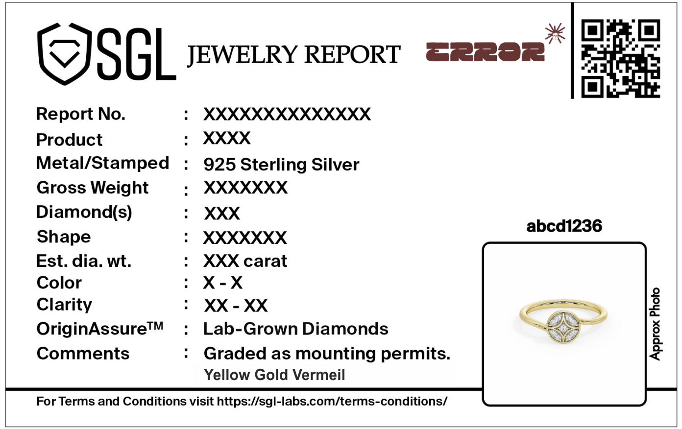Shield - Lab Diamond Ring