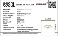 Lattice Marquise - Lab Diamond Ring