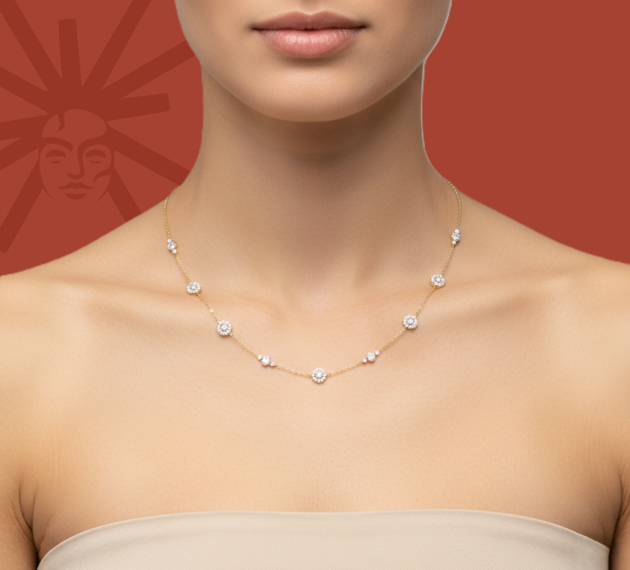 Diamond Drift - Lab Diamond Necklace