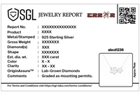 Bloom Pair- Lab Diamond Pendant
