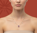 RubyDew Layered - Lab Diamond Necklace