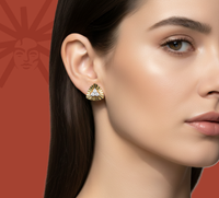 Tria Crest - Lab Diamond Earrings