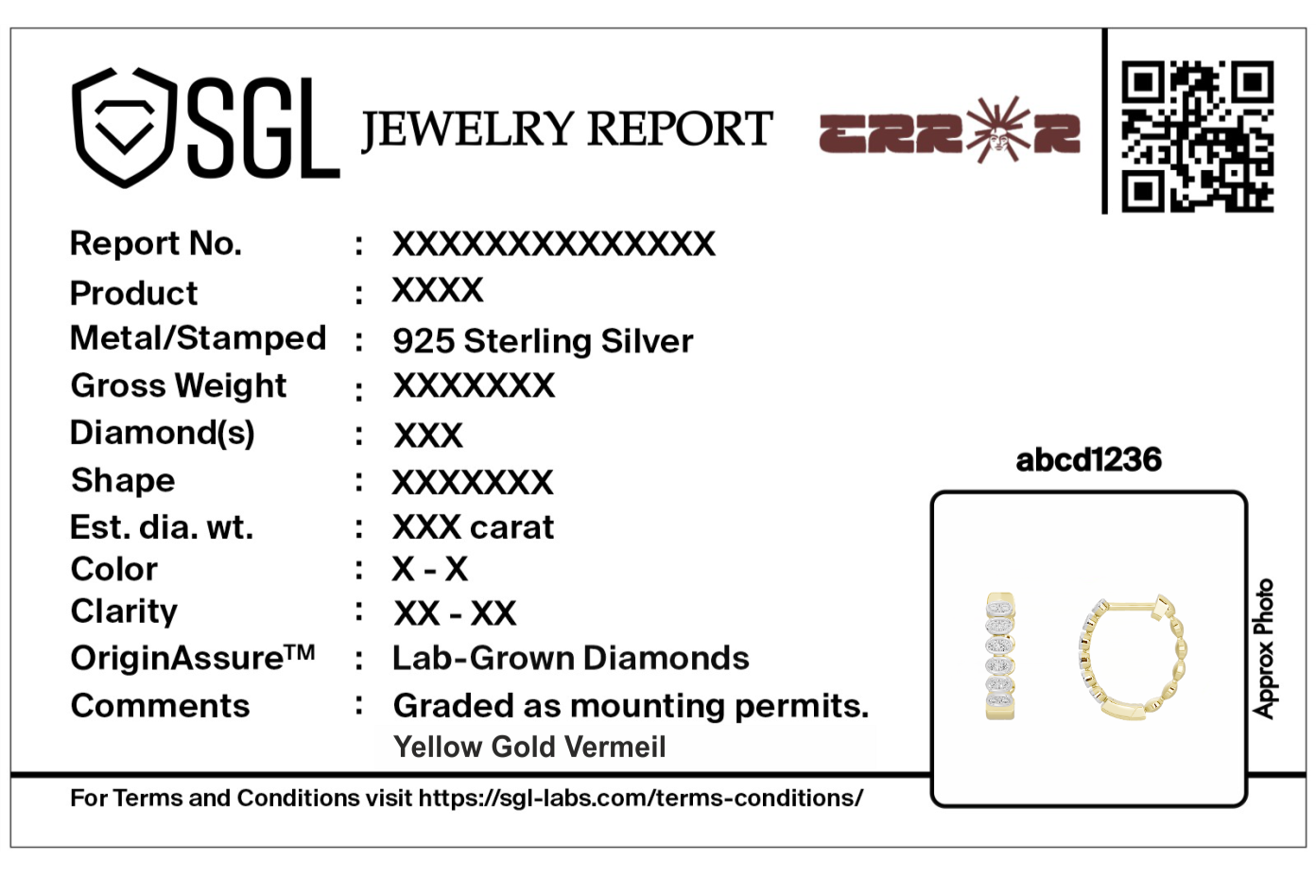 Align Vermeil -Lab Diamond Earrings
