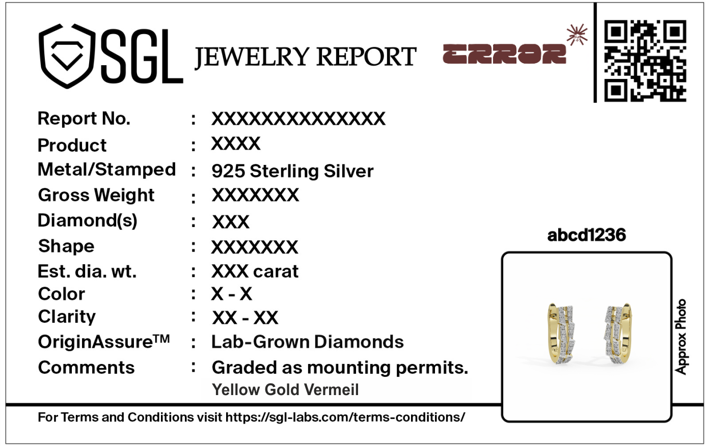 Bolt - Lab Diamond Hoop Earrings