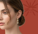 Linked Verve Earrings - Lab Diamond Earrings