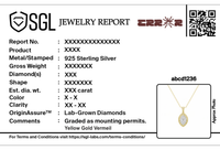 Aurelia- Lab Diamond Pendant