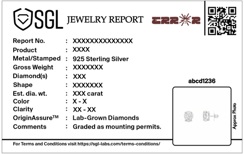 Auri Softly Oval Stud Lab Diamond Earrings