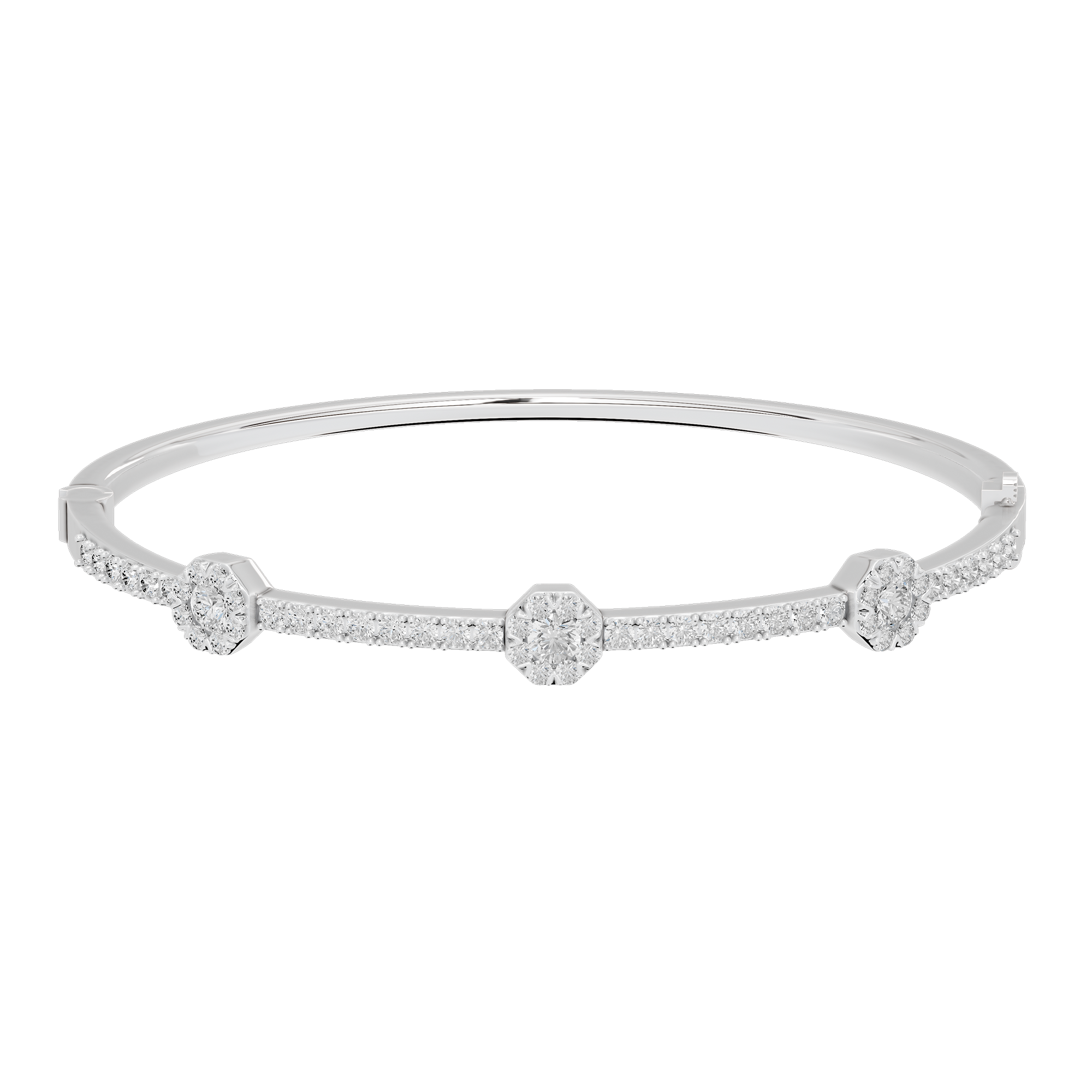 Flash Energy Wristband 1.792 Carat Lab Grown Diamond Bracelet