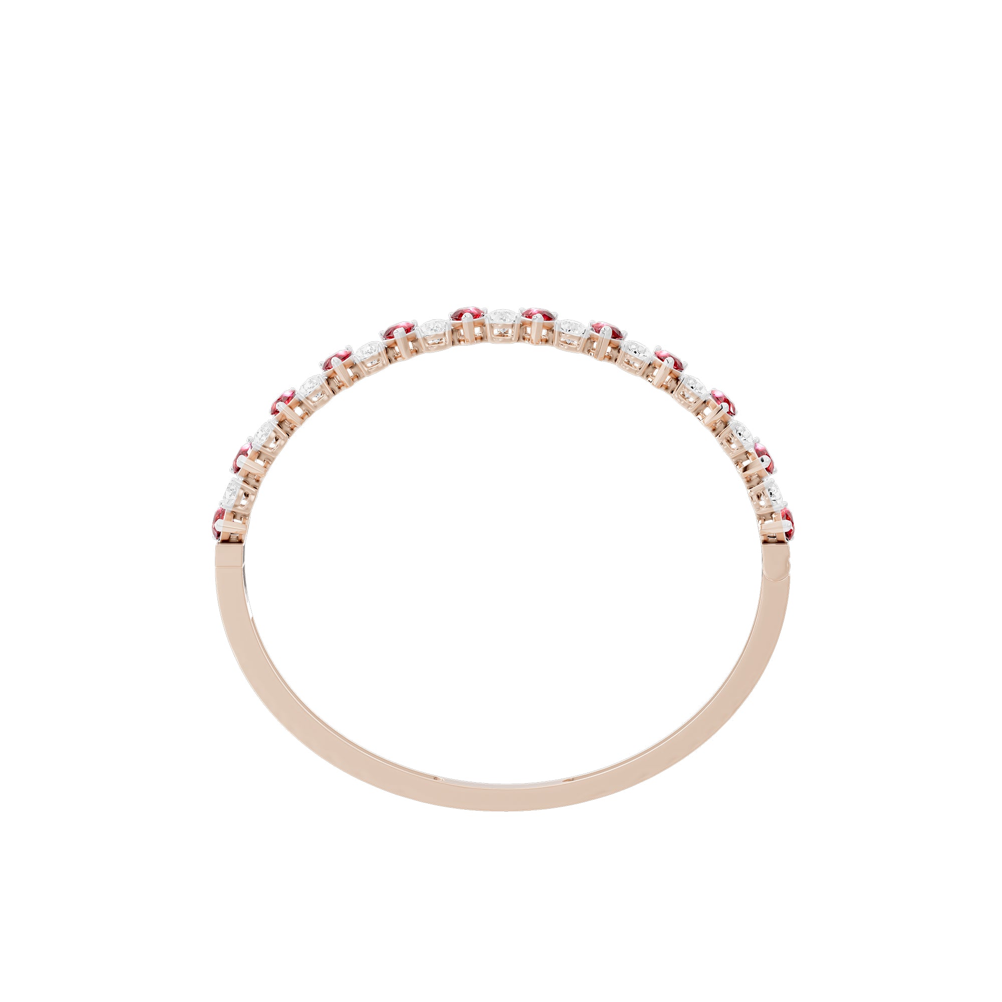 Rosy Rush wristband 3.1 Carat Lab Grown Diamond Bracelet