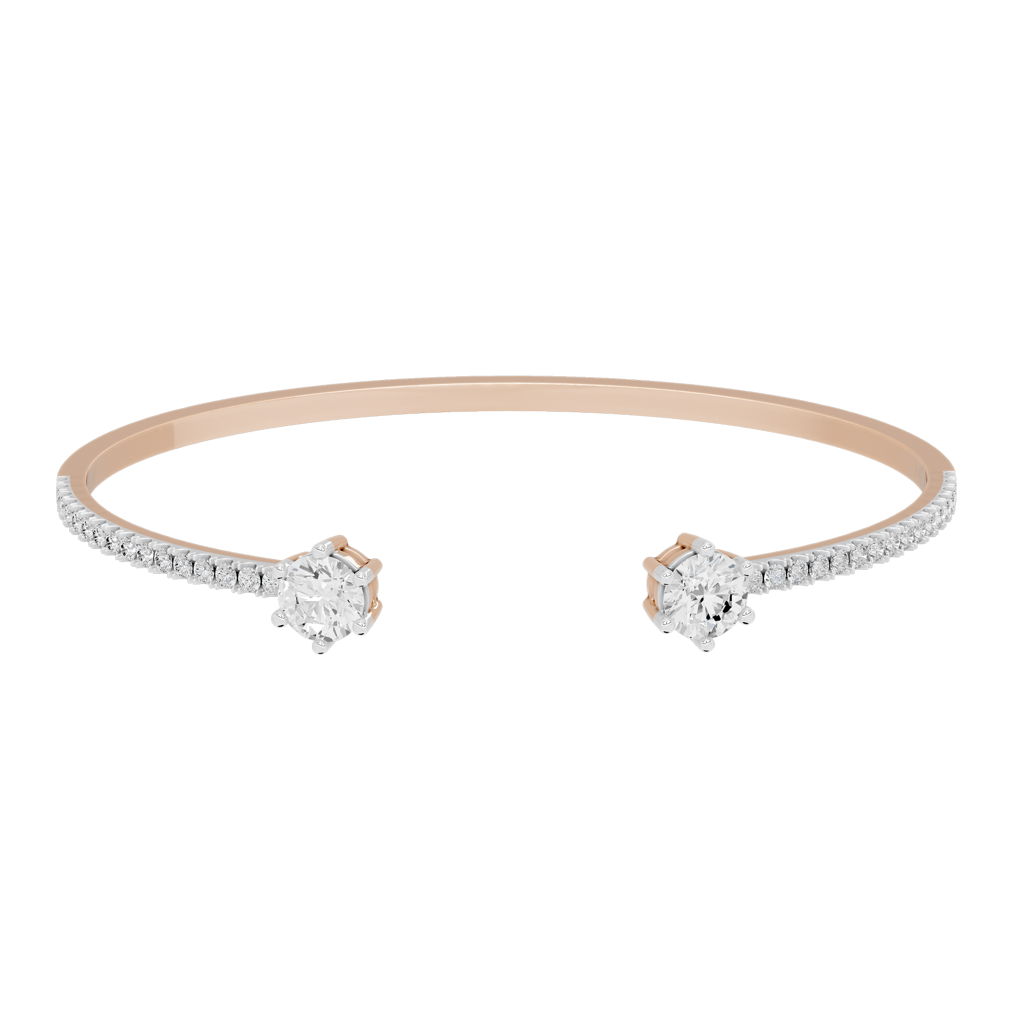 Open Vow Flexcuff 2.107 Lab Grown Diamond Bracelet