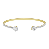 Open Vow Flexcuff 2.107 Lab Grown Diamond Bracelet