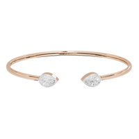 Twin Tingz flexcuff 1.321 Carat Lab Grown Diamond Bracelet