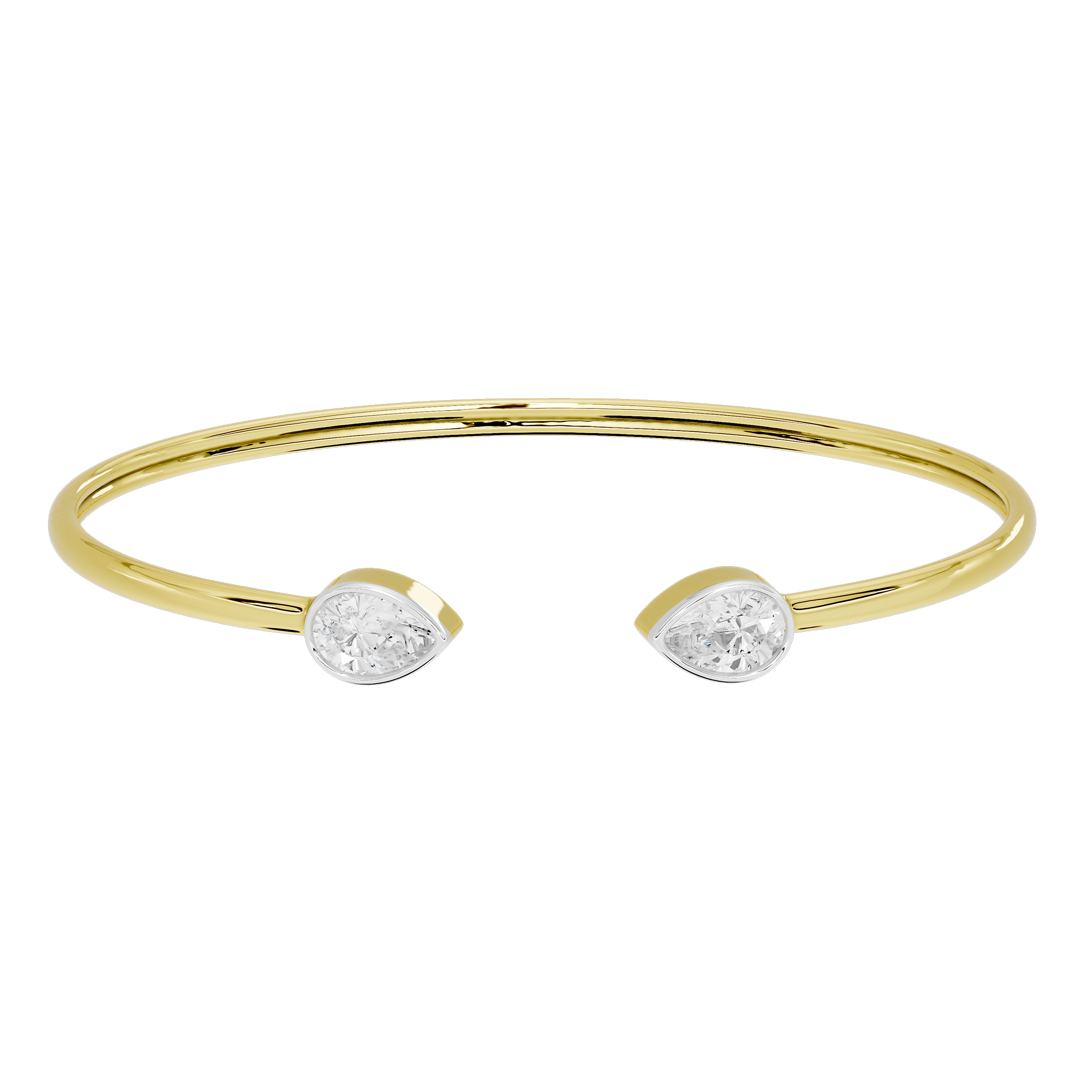 Twin Tingz flexcuff 1.321 Carat Lab Grown Diamond Bracelet